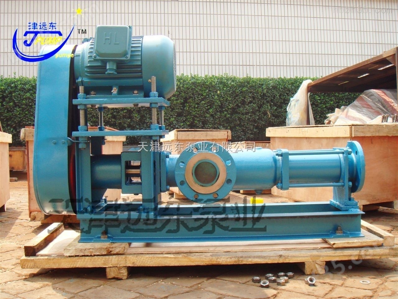 天津远东G系列单螺杆泵GN40-1V促凝剂泵灰浆输送泵