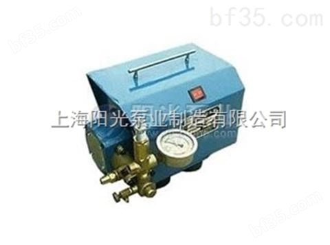 上海阳光真空设备有限公司-DY型单相电动便携式试压泵