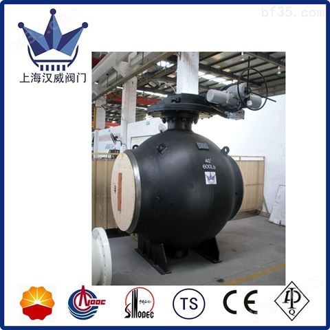 上海汉威天然气阀门厂商——锻钢全焊接G型固定球球阀