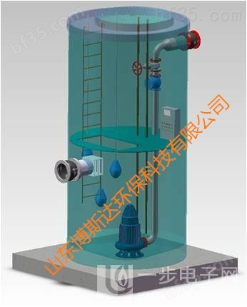博斯达玻璃钢预制泵站安装说明