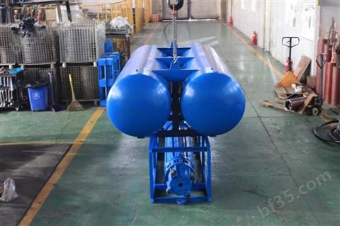 荆州智匠牌2000米高扬程浮筒式三相潜水泵